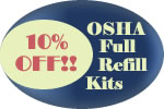 10% OFF on OSHA Smart Compliance Refill Items